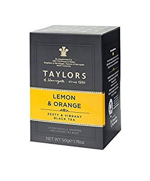 TAYLORS OF HARROGATE, Tea, Lemon & Orange, Pack of 6, Size 20 CT, (Low Carb Dairy Free Low Sodium Ve - //coolthings.us