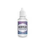 Acrylic Pouring Oil - 100% Silicone Lubricant for Cell Creation in Acrylic Paint, 1oz Drip Tip by Essential Values (1 Pack)