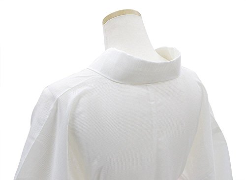 KYOETSU Women's Japanese Kimono Summer Underwear Nagajuban Washable (Medium, White (without emonnuki))