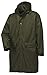Helly-Hansen Workwear Impertech Long Waterproof Jackets For Men - Protective Stretch Polyurethane Rain Jacket, 770 Green Brown - L