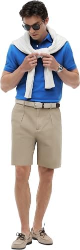 1985 Polo Regular MW0MW17770 S/S para Masculino, Azul, L