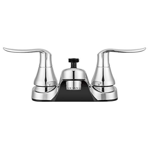 Dura Faucet (DF-PL720LH-CP RV Bathroom Faucet with Winged Levers and Shower Hose Diverter (Chrome)