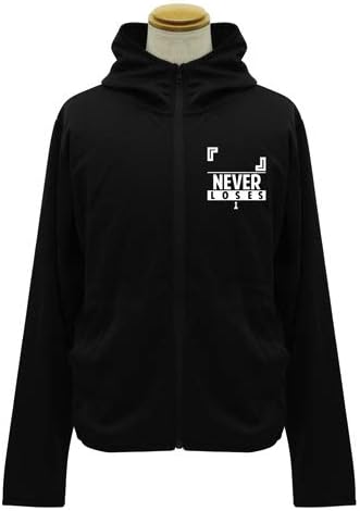 Amazon Co Jp ノーゲーム ノーライフ さあゲームを始めよう 薄手ドライパーカー ｂｌａｃｋ ｌ ホビー