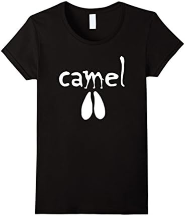 Womens Funny and Sarcastic Camel Toe Shirt Medium Black