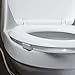 Toilet Seat Bumper Toilet Replacement Bumper Kit with Strong Adhesive Used for Home, Hotel, Hospital by Reachno, 4 Pieces
