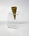 Mirart Clear Acrylic Single Cone Holder