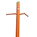 20ft 18'' Inflatable Tube Sky Puppet Tube Man Air Puppet Wind Flying Air Sky Tube Promotional Balloons Advertising Waver People Dancer NO Blower (Orange)
