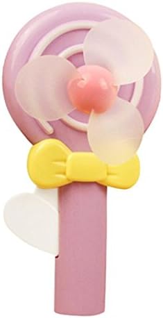 Iusun Fan Mini Handheld Fans Lollipop Shape Interesting Palm Pressure Squeeze Toys Cute Fan