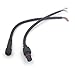 Mokungit 10 Pairs/lot 5Pin Waterproof LED Connectors 40cm 50.3mm Black Wire LED Connector IP66 Waterproof Cable Male and Female for LED Strip Light