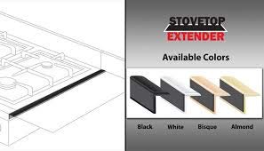Stovetop Extender SE24BL 24 Inch Stovetop Extender - Black