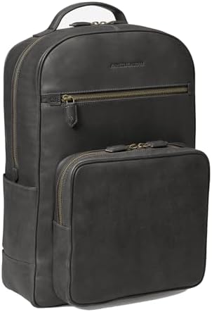 Amazon.com | Rawlings | Leather Backpack Collection | Genuine Leather |  Brown | 12" W x 18" H x 5.5" D | Casual Daypacks
