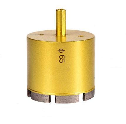Yaowanguan Diamond Drill Bit Hole Saw Tools for Glass/Tile/Ceramic/Marble/Porcelain/Concrete/Granite Cutting Opening - 65mm Diamond Coating Drill Bit