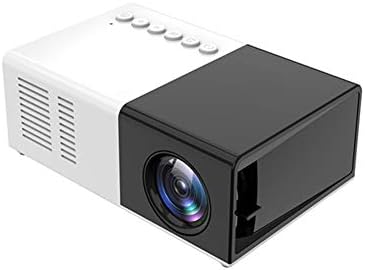 Mini LED Video Projector, Portable Pico Full Color LED LCD Video Projector for Children Present, Video TV Movie, Party Game, Outdoor Entertainment with HDMI USB AV Interfaces and Remote Control