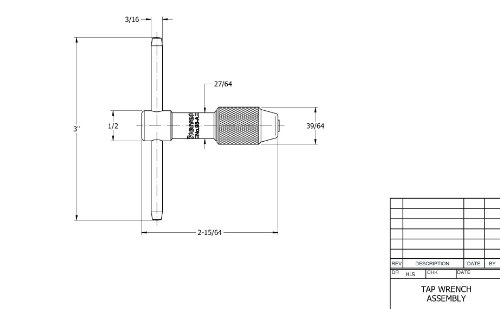 1 Starrett+93A+T+Handle+Tap+Wrench