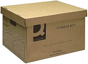 Q-Connect KF21665 - Caja de archivo, 335 x 400 x 250 mm ...