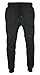 Style Addiction Mens Hip Hop Quilted Dance Fleece Jogger Pants