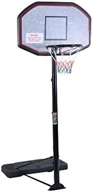 Unbrand1 10FT 43'' Backboard in/Outdoor Adjustable Height Basketball Hoop System Ship from USA