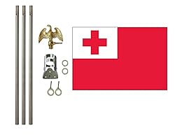 Tonga 3x5 ft Outdoor Flag and Flag Pole