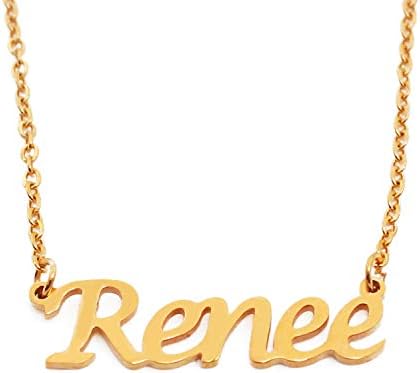 Kigu Renee Custom Name Necklace Personalized - 18ct Gold Plated