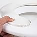 Potty Training Seat for Toddler Boys & Girls, Ergonomic Portable Baby Toilet Shape with Non-Slip Handles, Cushioned Seat for Kids Comfort, Splash Guard & Backrest Toilet Seat, Includes Free Brush