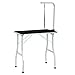 BestPet 32inch Foldable Dog Grooming Table with Adjustable Height Arm/Noose Heavy Duty Drying Table Portable Trimming Table Pet Grooming Table for Dogs Cats Black