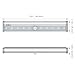 Kealive Motion Sensor Light Battery Operated with 10 Led Lights, Wireless Portable Aluminum Magnetic Strip Stick On Anywhere for Cabinet Closet Kitchen,160lm, 3-Pack