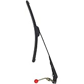UTV Hand Operated Windshield Manual Wiper with 15.7’’Blade Compatible with Polaris Ranger 570 800 900 1000, Polaris RZR 800 9