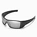 Walleva Titanium Mirror Coated Polarized Replacement Lenses for Oakley Batwolf (OO9101 Series) Sunglasses