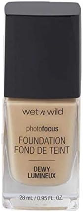 Wet N Wild Photo Focus Dewy Foundation – Cream Beige, Tierversuchsfreie Make-up Foundation