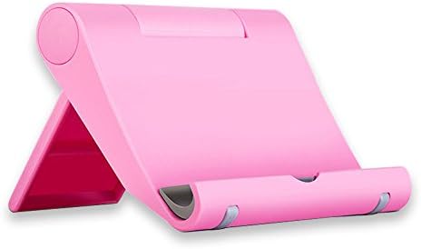 Cell Phone Stand Holder for iPhone Universal Cell Phone Stand Flexible Desk Holder Stand for Samsung Xiaomi Huawei iPad Tablet (Pink)