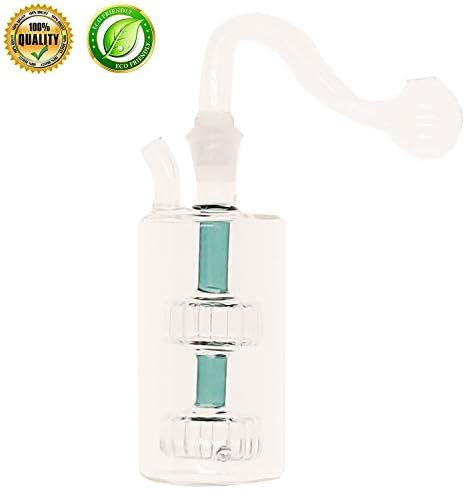 Ordinary Tree 4.5inchs Mini Clear Glass Oil Lamps Burner,Double Layer Filter Mini Glass Bottle