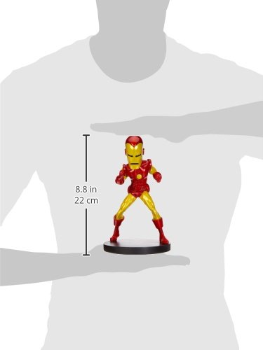 NECA Marvel Classic Head Knocker Iron Man Toy