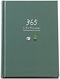 365 Daily Planner Notebook, Youkara Hard Cover Notebook A5, Ruled, 228 Page