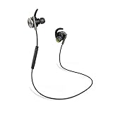 Bluetooth Headphones SMARTOMI HALO Wireless Earphones Noise Cancelling Apt-X Stereo Earbuds, Secure Fit and Sweat-proof for Sport, Premium Bass Sound, Compatible with iPhone iPad Android Smartphones