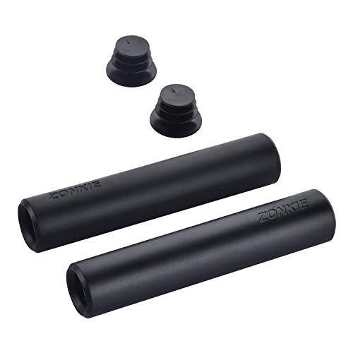 Bicycle Handlebar Grips 1 Pair, Ergonomic Structure Bicycle Grips, Wheel MTB MXB Cycling Handlebar Grips (Black, 30 mm)