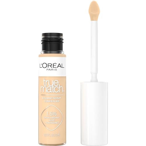 L'Oreal Paris True Match Radiant Serum Concealer, Brightening Under Eye Conceal…