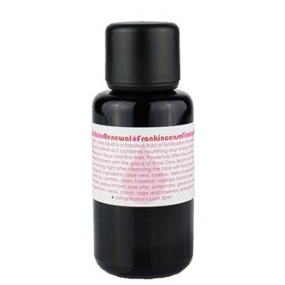 Living Libations - Organic/Wildcrafted Rose Cellular Renewal &amp; Frankincense Firming Fluid (1 oz/30 ml)