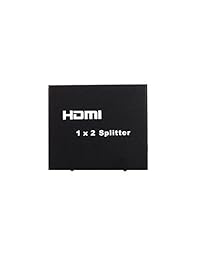 HDMI splitter, udigital 1 en 2 Out 1 x 2 HDMI Splitter Amplificador para Dual visualización con Full...