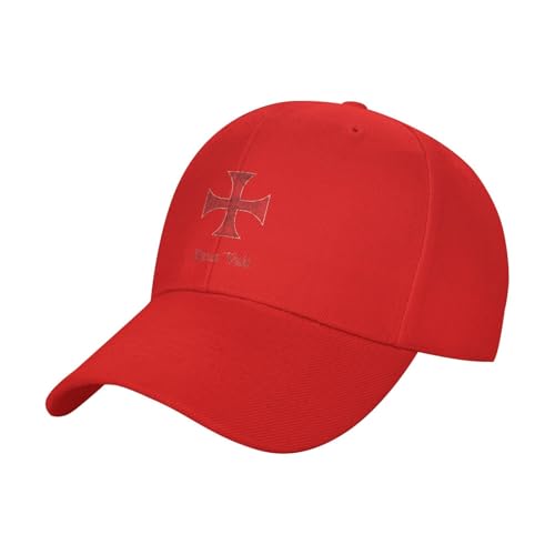 Deus Vult Crusader Knight Templar Cross Baseball