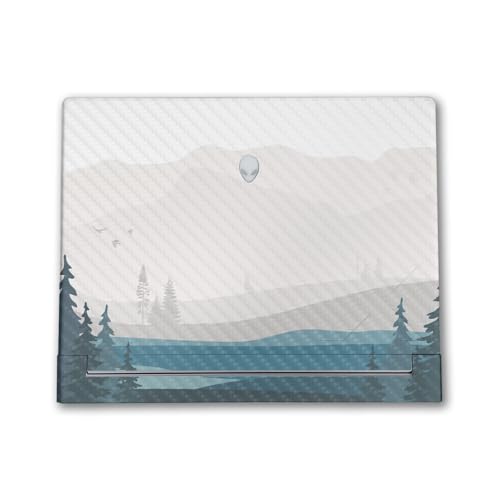 Carbon Fiber Laptop Skin Compatible with Alienware X16 R2 (2024) - Tundra - Pre…