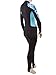 Tilos Women's 6oz Skin Suit (Blue Flower, Large)