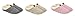 Adrienne Vittadini Women's Comfort Padded Memory Foam Sherpa House Slipper w Slip-Resistant Rubber Sole| Indoor/Outdoor Grey