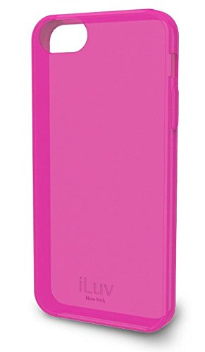 iLuv ICA7T306PNK Gelato Soft Flexible Case for iPhone 5 and iPhone 5S - 1 Pack - Retail Packaging - Pink
