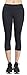 Neonysweets Women's Capri Yoga Pants Active Workout Pants Running Leggings Side Pockets
