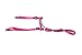 Juvale Cat Harness – Small Pet Harness Leash Adjustable Nylon Rope Strap Kitty Harness and Leash Collar 4.5 Inches, for Cats and Small Dogs - 55 Inches Long - Pink