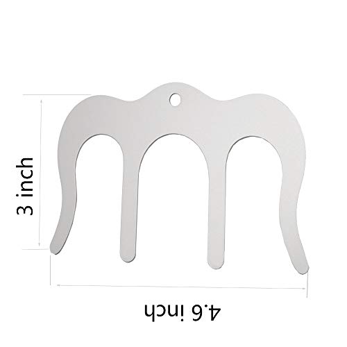 Osring Metal Music Book Clip and Page Holder, Stainless Steel Sheet Music Book Mark Clip for Script, Music Stands, Piano and Keyboard