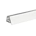 Frost King UDB77W Thermoplastic Slide-On Door Bottom, 1-3/4In Wide x 36In Long, White