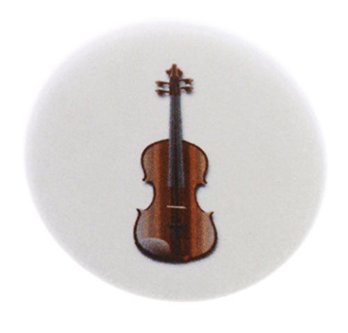 A&T Designs Beautiful Classic Violin 1.25" Pinback Button Pin String Music Viola