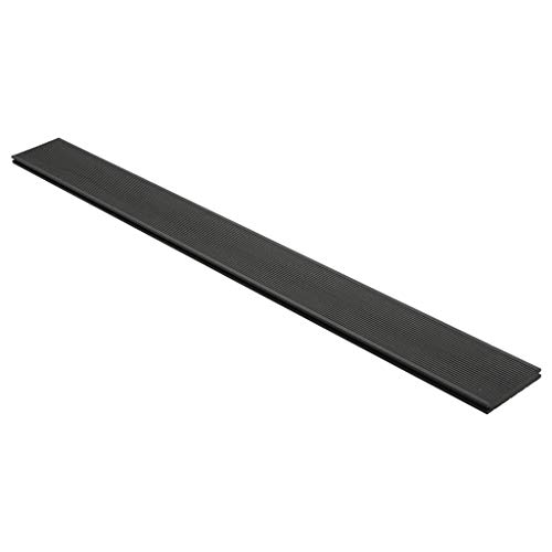 vidaXL WPC Terrassendielen Massiv 26m² 2,2m 20mm Schwarz Komplettbausatz Diele – Bild 7