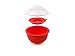 Joseph Joseph M-Cuisine Microwave Popcorn Popper Maker Bowl with Kernel-Filtering Lid Plastic Silicone Food Safe BPA-Free, Orange